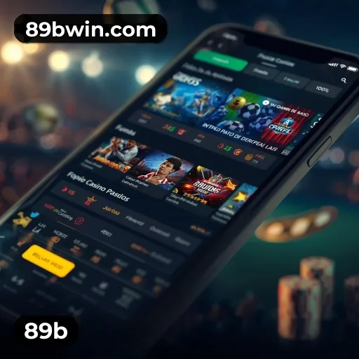 Aplicativo móvel 89b para iOS e Android